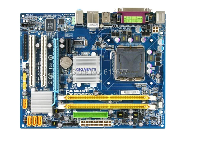 Free shipping 100%original motherboard for Gigabyte GA-G31M-S2C G31 DDR2 LGA 775 Motherboard asus original motherboard g31m s2l g31 ddr2 lga 775 motherboard