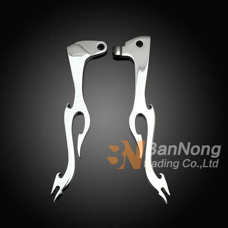 

Free shipping motorcycle Modified flame left right Brake Clutch Levers handle For Yamaha XV700 XV750 XV125 XV250 XV1000 XV1100