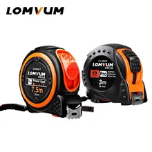 LOMVUM измерительная лента 3 м/5 м/7,5 м выдвижной измерительный инструмент гибкое правило измерительная лента