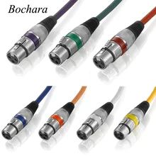 XLR Cable Male to Female M/F 3Pin Audio Cable Foil+Braided+PVC Shielding For Microphone Mixer Amplifier 1m 1.5m 2m 3m 5m 10m