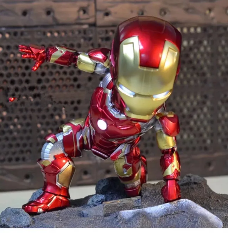 Iron Man Mark 43 Variant Action Figure 1/8 scale painted figure Light Variable Iron Man PVC figure Toy Brinquedos Anime 18CM