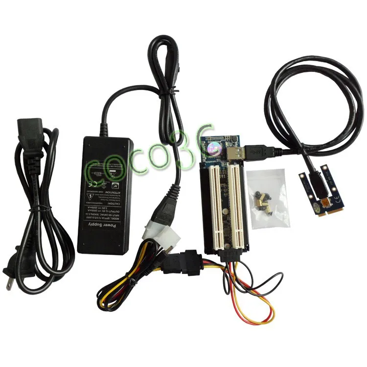 Mini PCIe To 2 PCI slots adapter for mini ITX mini PCI-e to PCI riser card for Sound, Network, graphics card Mini PCIe To 2 PCI slots adapter for mini ITX mini PCI-e to PCI riser card for Sound, Network, graphics card