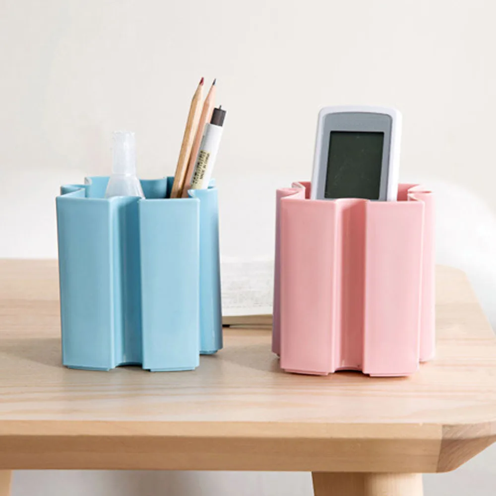 

1 PC Desk Desktop Offices Storage Box Case Cosmetic Organizer Holder Pen Holder High Quality Useful Easy Storage Baskets L*5