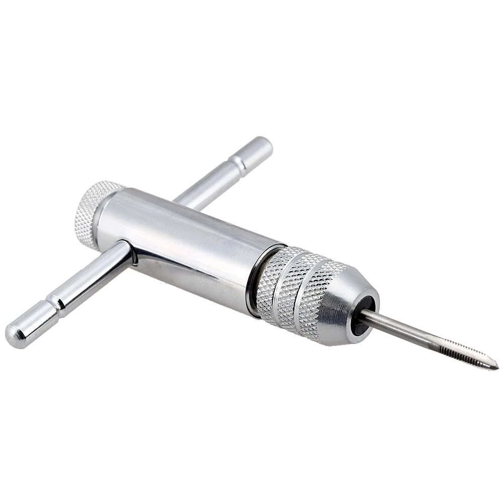 Hand Taps Drilling Machine Accessories Perforator T Handle Ratchet Tap