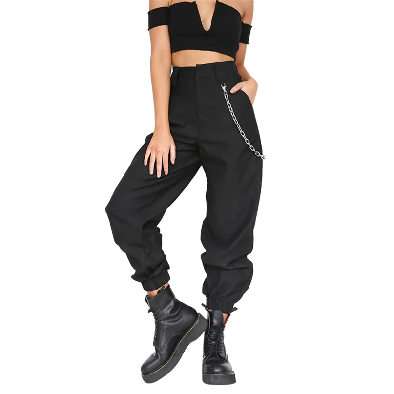Womens Fashion Sportswear Long Pants Casual Harem Baggy Hip Hop Dance Jogging Sweat Pants Slacks Trousers Running Pants #4NV29 (16)