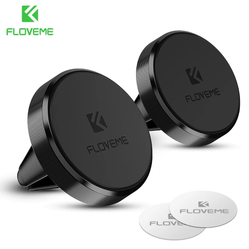 

FLOVEME Universal Car Phone Holder Magnetic Air Vent Mount Stand 360 Rotation Mobile Phone Holder for iPhone X Xs Max For Xiaomi