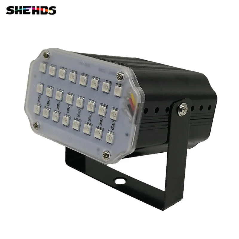 

LED 24x1W RGB Strobe Flash Light 24 led LED Stage Light DJ Disco Strobe(speed can be adjusted) Flash Light for family Party KTV