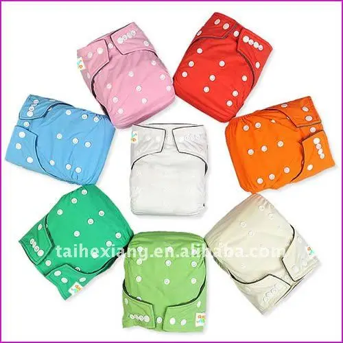 

(5 Pieces A Lot) Best Choice For Baby Organic Bamboo Cotton Cloth Diaper +5 Pieces (5) Layers bamboo cotton inserts ECO Firendly