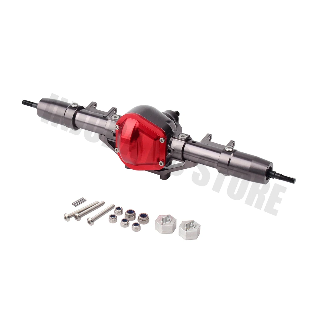 Peças do Carro Dianteiro para 1 Metal Eixo Traseiro 10 rc Rock Crawler Axial Scx10 Atualizar Cnc - 6 Metal cnc eixo traseiro dianteiro para 1