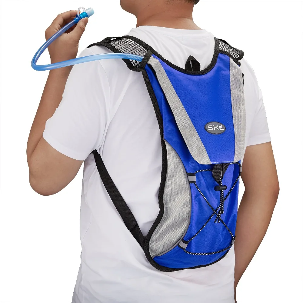 Professional Hydration Pack Rucksack Backpack with 2L(70 oz) Water Bladder Tube System Perfect For Race Hydration Vest Cycling