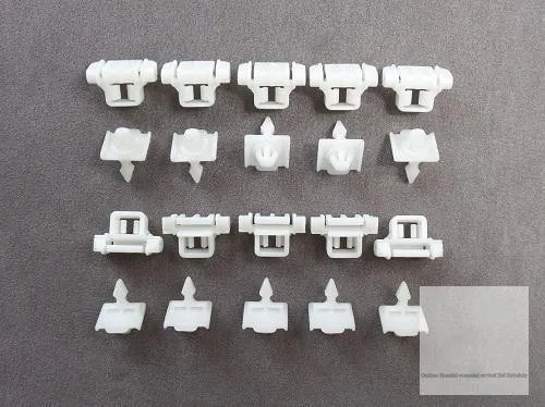 10x Zierleistenklammern Mercedes W201 W124 190 200 E200 10x Zierleistenklammern Mercedes W201 W124 190 200 E200