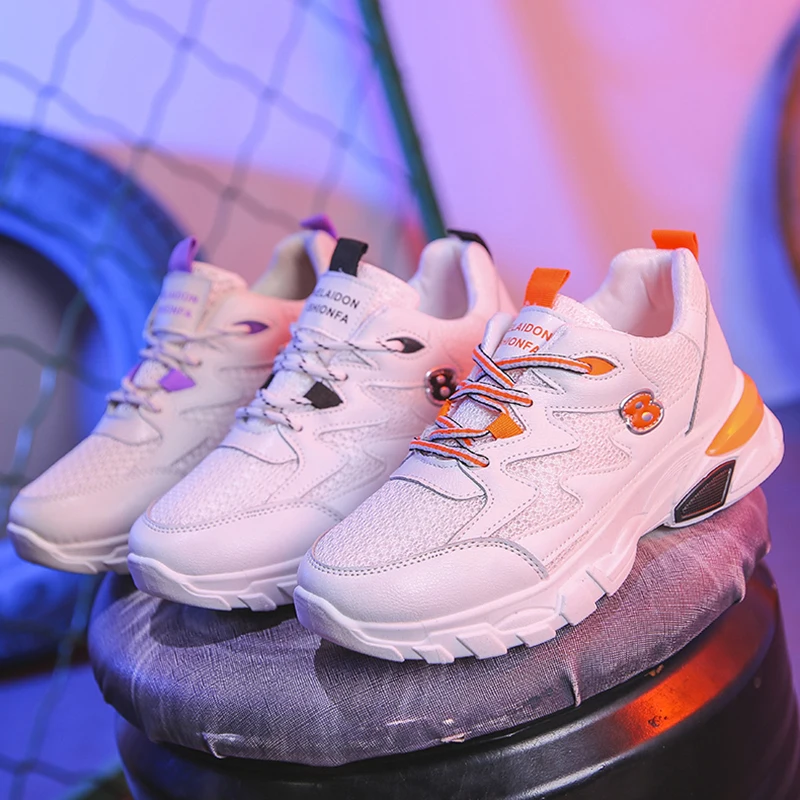 

Spring Fashion Shoes Female Comfortable White Sneakers 2019 Platform Womens Shoes basket femme zapatillas mujer Casual trainers