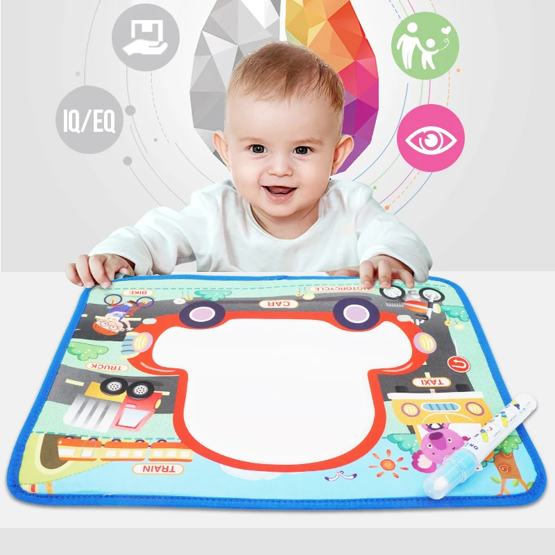27 x 37cm Baby Kids Drawing Add Water with Magic Pen Doodle Painting Picture Water
