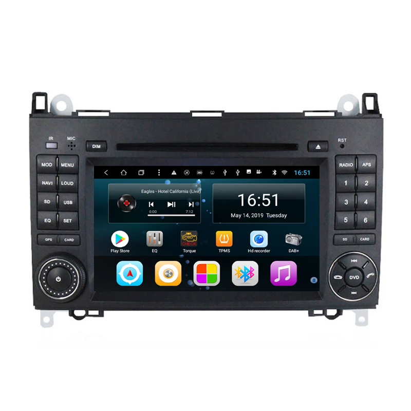 Автомобильное радио USB vidio HD1080 для Mercedes Benz B200 A B class W169 W245 viano vito W639 SPRINTER W906 7 дюймов