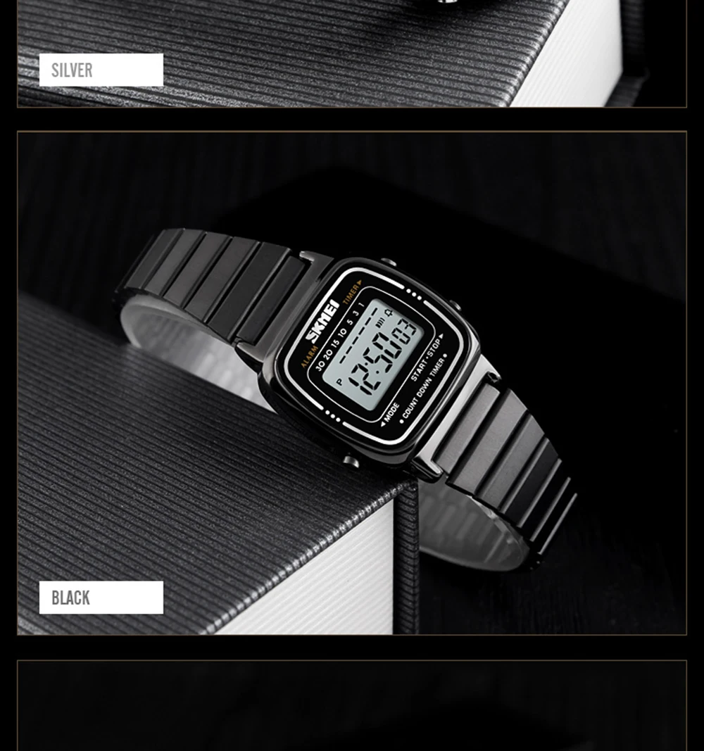 SKMEI Депортиво цифровые Для мужчин часы Для мужчин Водонепроницаемый спортивные часы спортивные Нержавеющая сталь наручные часы Relojes Deportivos
