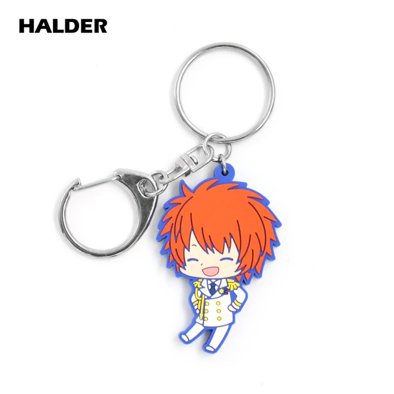 Аниме halder Uta no Prince Sama Aijima Cecil Ittoki Shinomiya Ren цифры кулон мягкий ПВХ Брелоки держатель ключей автомобильные брелоки для сумки - Цвет: Ittoki Otoya1