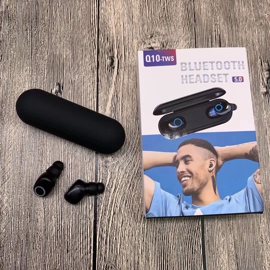 Q10 TWS наушники Bluetooth наушники беспроводные стерео наушники HIFI качество звука наушники-вкладыши микрофон спортивная Гарнитура для IOS Android телефон