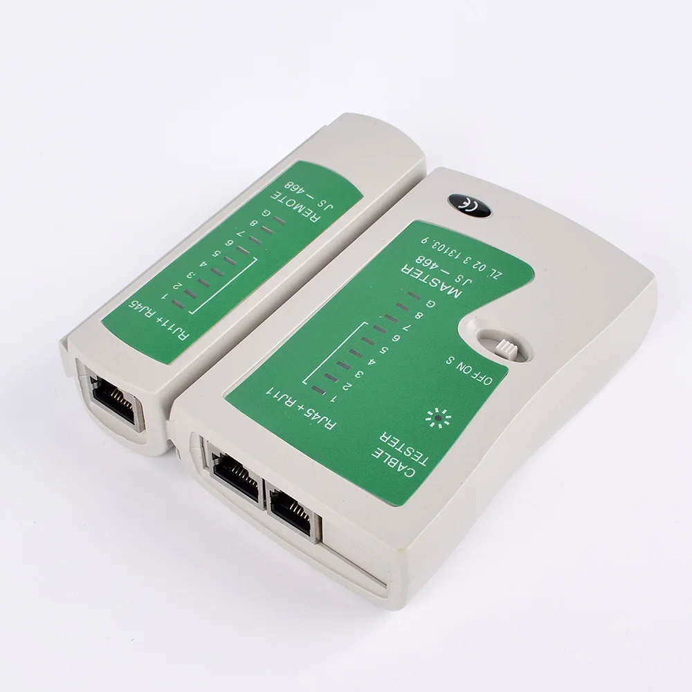 Сетевой тестер кабеля Ethernet RJ11 Cat5 Cat6 детектор провода LAN RJ45 комплект обжимные