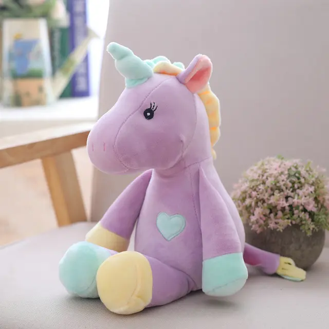 Plush Stuffed Rainbow Unicorn Toy