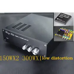 KYYSLB AD827 Op Amp TAS5630 домашний аудиоусилитель 300 Вт + 150Wx2 Hifi 2,1 Аудио Цифровой стереоусилитель сабвуфер класса D