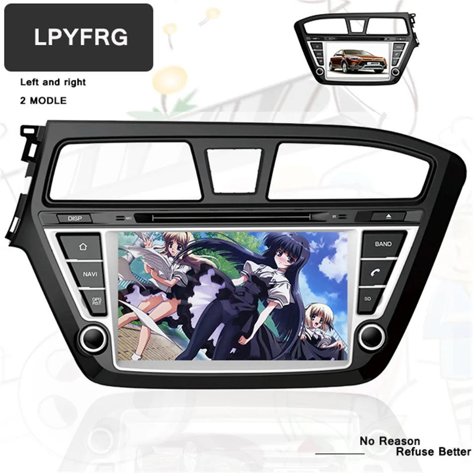 8 &quot1024*600 2DIN android 10 0 автомобильный DVD плеер стерео видео радио DAB + Gps карта для Hyundai