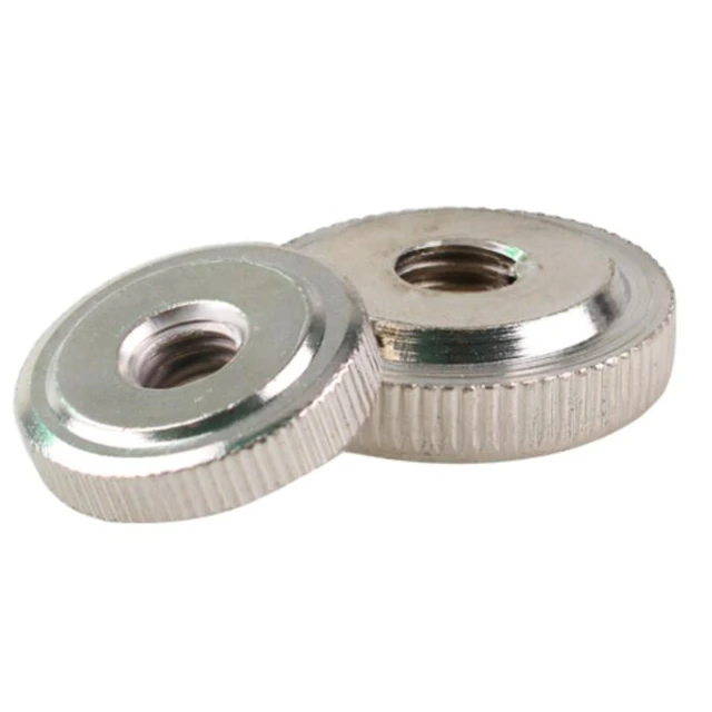 NUTW-25560 5pcs M5 M6 Hand GB807 Knurled Thin Nuts Single Layer Knurled Flat Knurled Hanldle Nut Size: M5 NUTW-25560 5pcs M5 M6 Hand GB807 Knurled Thin Nuts Single Layer Knurled Flat Knurled Hanldle Nut Size: M5