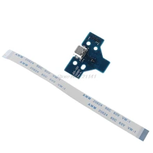 14 ручка-булавка линия USB плата с зарядным портом и гибким кабелем для PS4 контроллер JDS-001