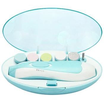 

New Portable Safe Nail Clipper Cutter Electric Baby Nail Trimmer Baby Scissors Babies Nail Care Infant Nail Trimmer Manicure