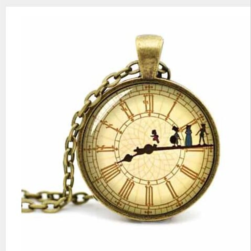 

wholesale Peter Pan Necklace, Off To Neverland Necklace,Tinkerbell Necklace, Never NeverLand Jewelry A-013 HZ1
