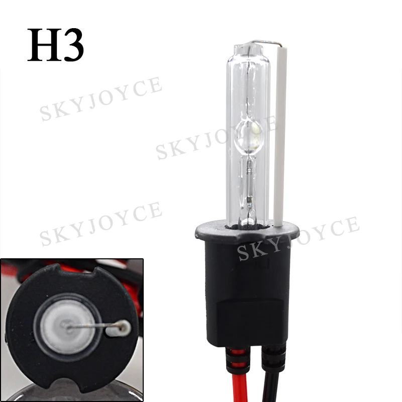 SKYJOYCE Premium 35W 55W Xenon HID Bulb 4300K 5000K 8000K 10000K 6000K 55W Xenon H1 H3 H11 HB3 HB4 9012 H7 Car Headlight Bulb  (24)