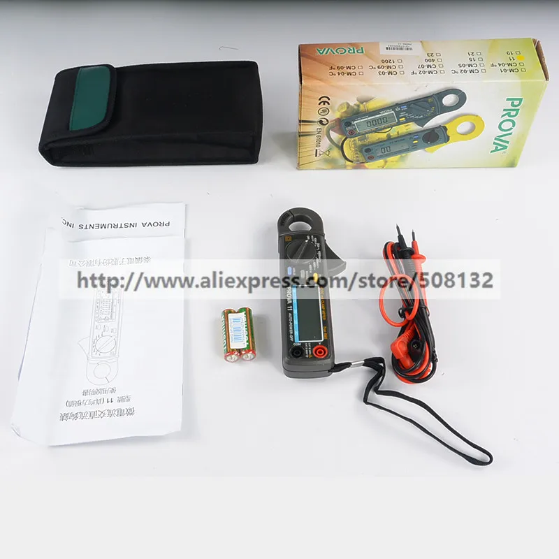 PROVA 11 AC/DC mA Clamp Meter AC 30A 400V (True RMS) DC 40A 400V!! Новинка! prova11|ma clamp meter|clamp metermeter |