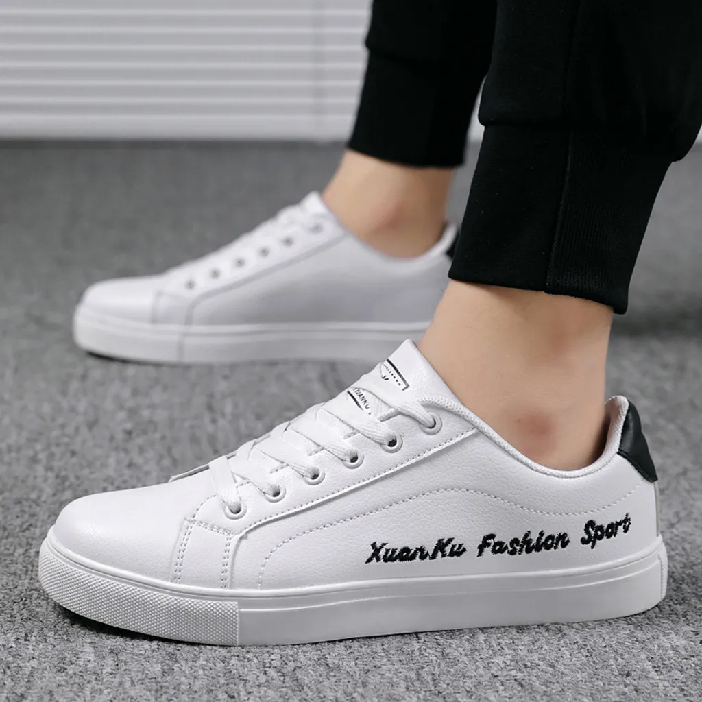 

MUQGEW Men's Sneakers Fashion Mans footwear 2019 Casual Lace Up Sport Running Low top Non Slip Skate Board Shoes tenis masculino