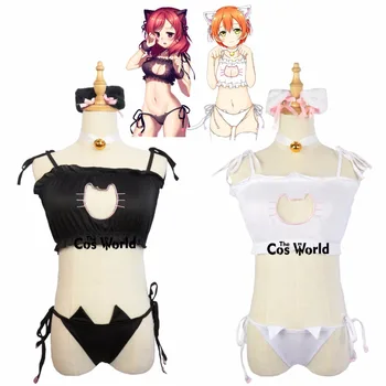 

Love Live Sexy Cat Open Chest Lingerie Tube Tops Underwear Underpants Suit Outfit Anime Cosplay Costumes