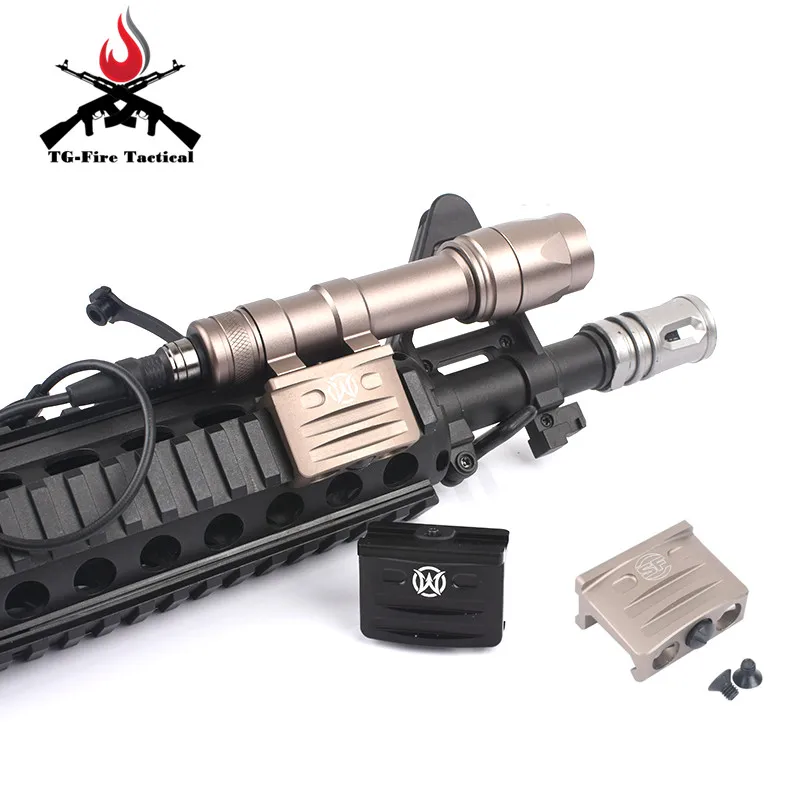 

Airsoft RM45 Tactical Scout Off Set Mount For Surefir M300 M600 M300V M600V M600B Light Mount For Shotguns Picatinny Rail