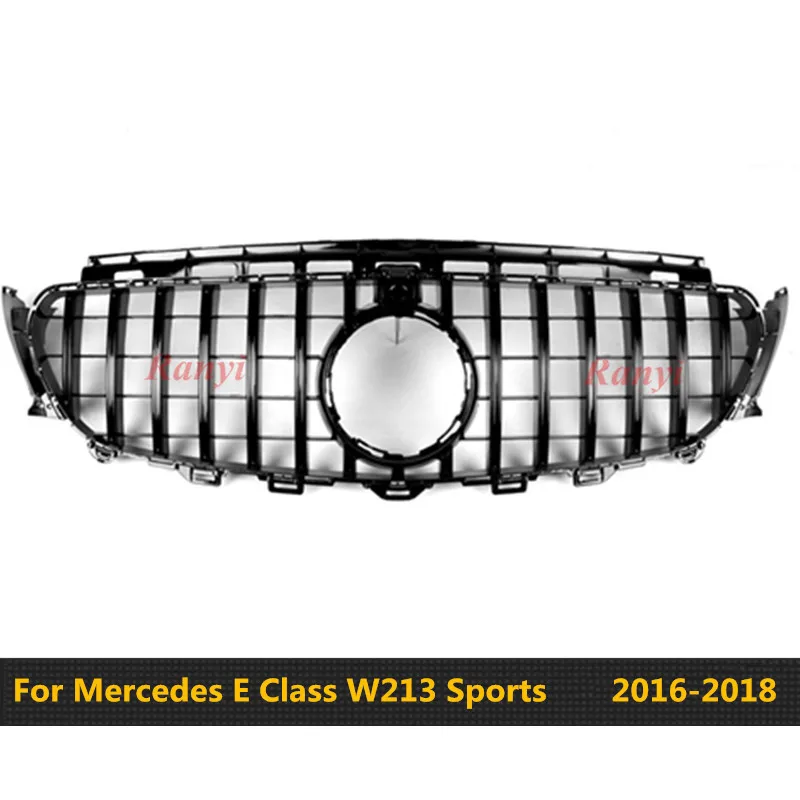 GT вертикальный Алмазный гриль E63S для Mercedes Benz E Class W213 C238 Coupe Sedan 2016 2018 E300 E350 E200 E320