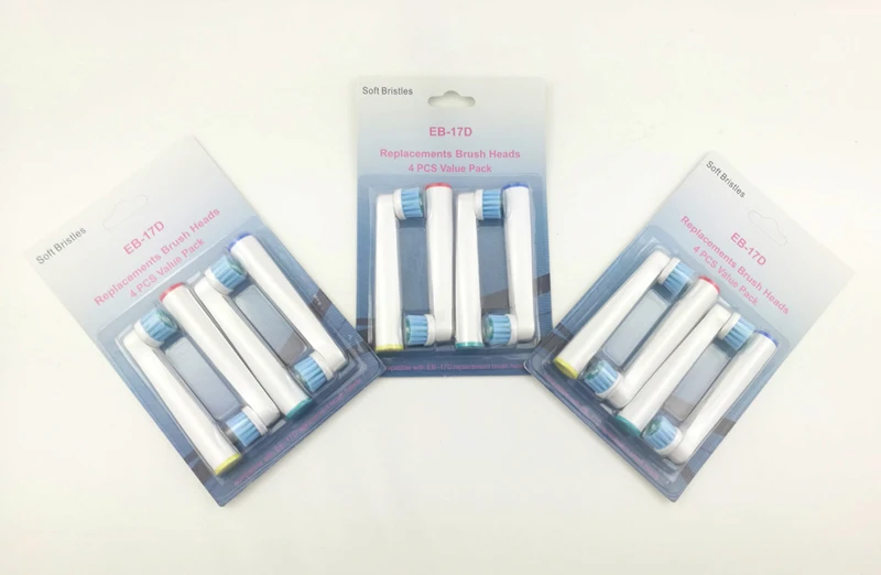 Сменные головки для электрической зубной щетки EB-17D Percision Clean 4 шт(1 упаковка