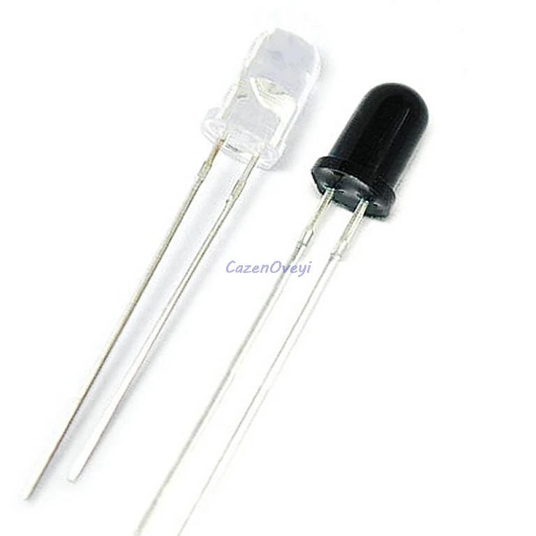 100pcs 5mm 940nm LEDs infrared emitter and IR receiver diode 50pairs diodes