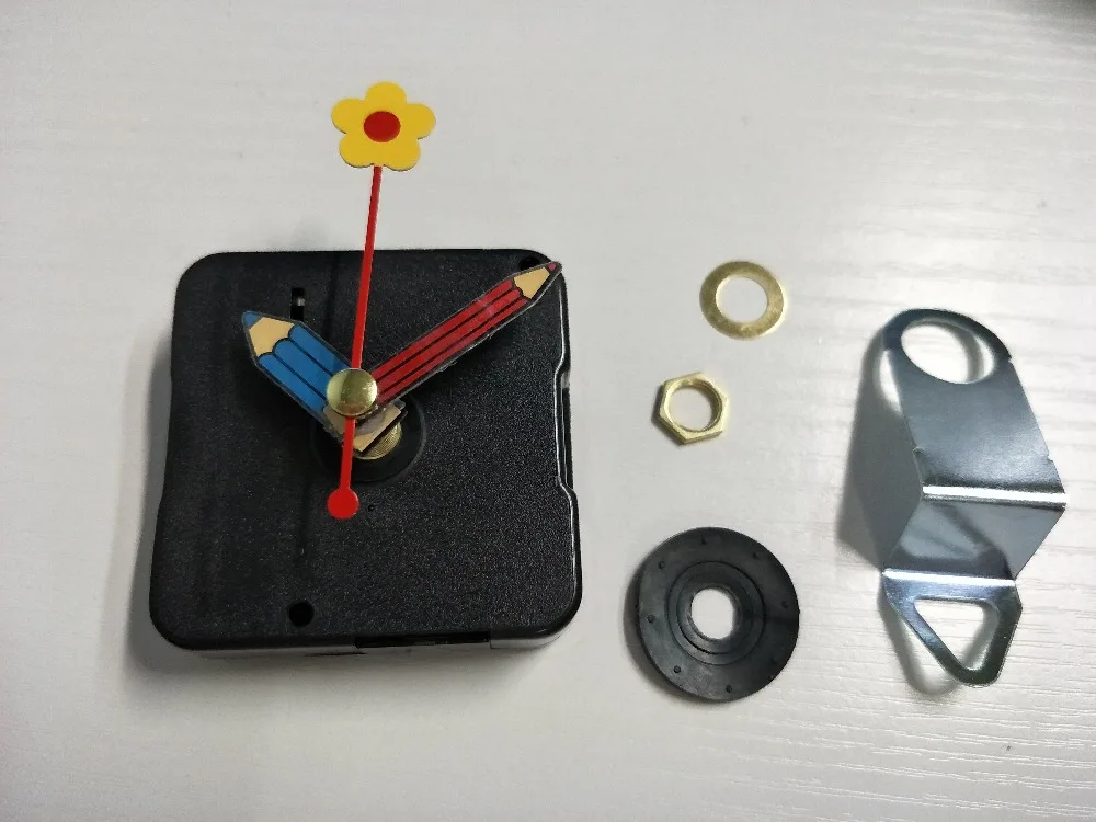 

Pencial style creative style Stitch Silent Movement Quartz Clock Movement+hook Mechanism Repair Tools full accessories
