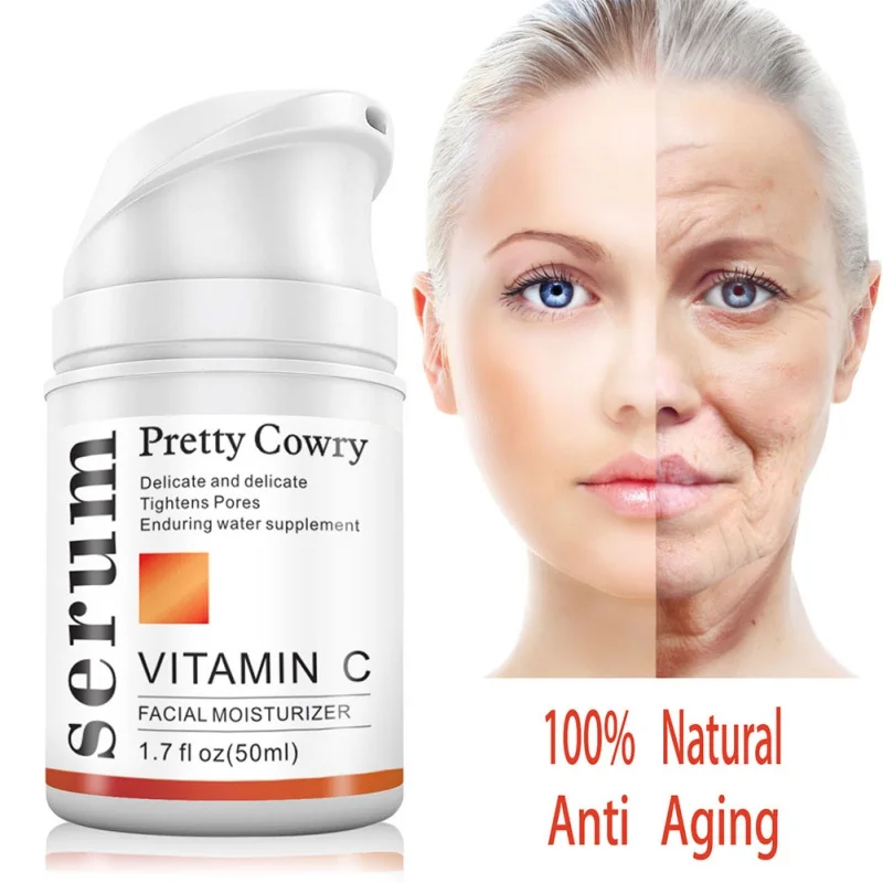 Hot! 100 Natureal Anti aging Remove wrinkle vitamin C whitening serum