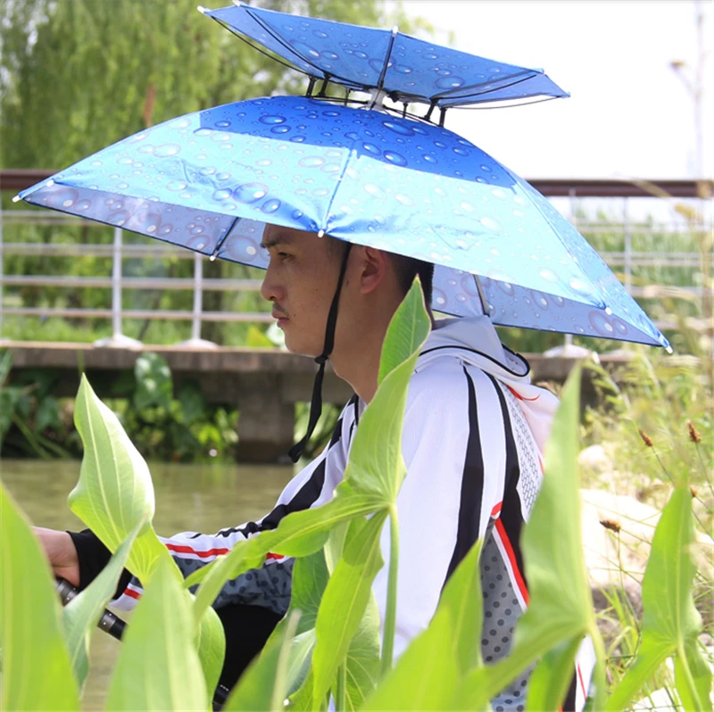 Nylon Umbrella Hat