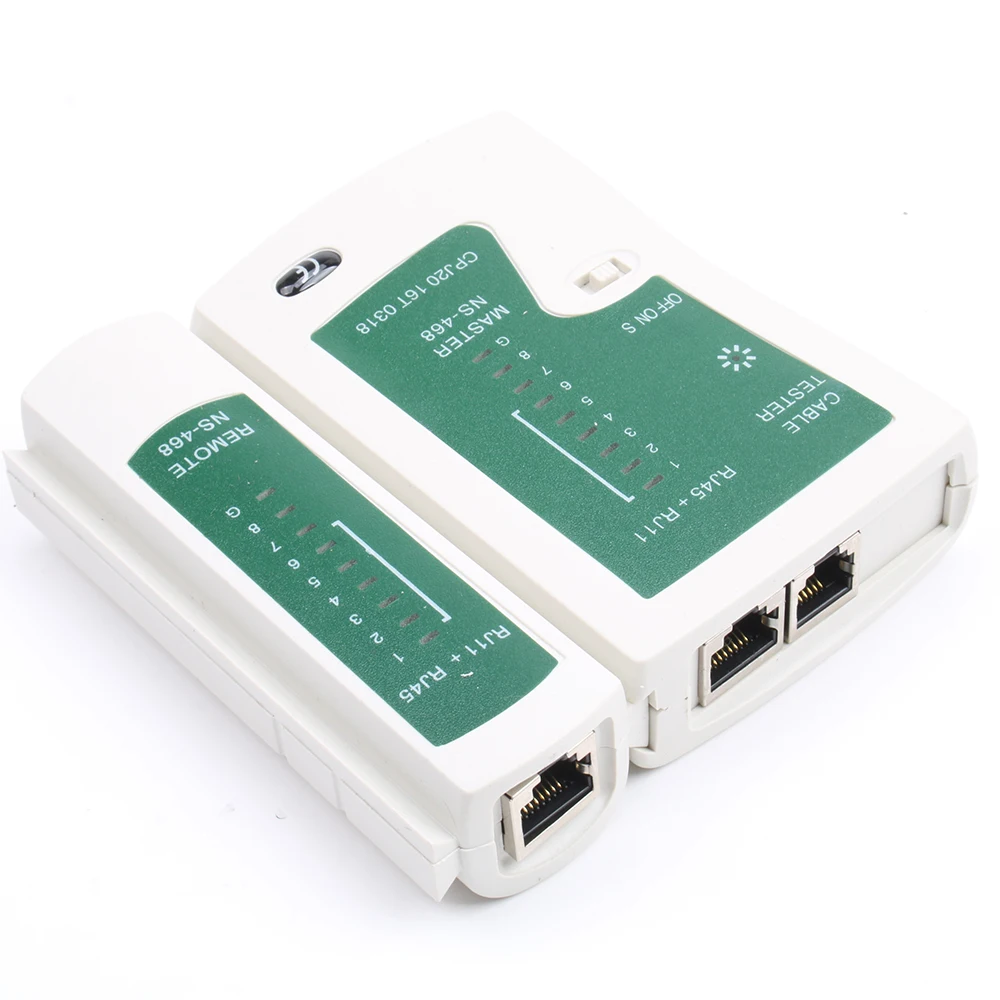 Сетевой Ethernet кабельный тестер RJ45 комплект щипцы обжимной инструмент дырокол RJ11