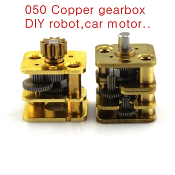 

1PC 050 Copper gearbox,DIY gear motor.All metal robot,car motor