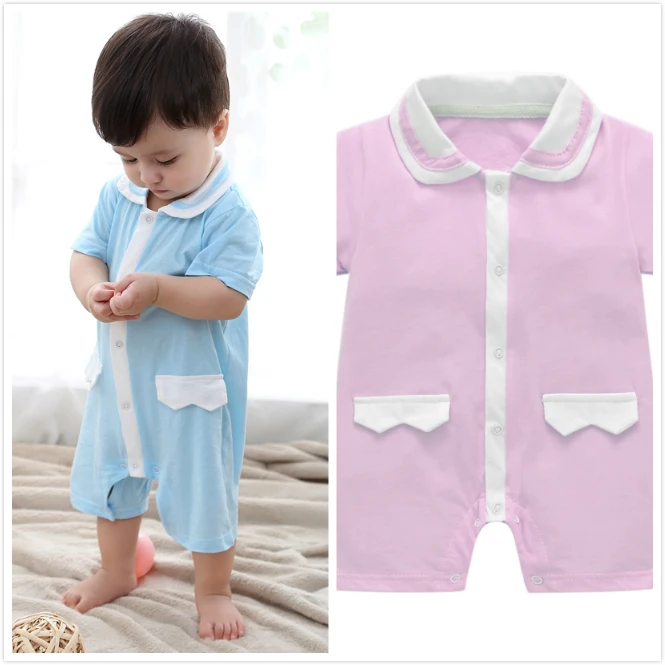 Baby Girl Romper Summer Baby Body Boys Girls Rompers Newborn Clothing New Born Baby Onesie Cotton Short Sleeve Wear