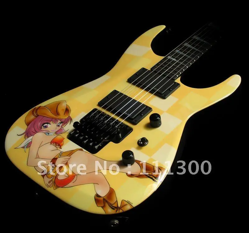 Custom Shop Soloist, Anime Graphic, Showpiece Electric Guitar-in Guitar