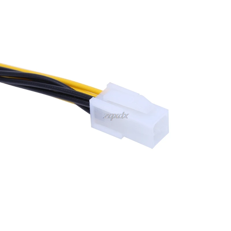 4 Pin Male to 8 Pin CPU Power Supply Adapter Converter ATX Cable 12V