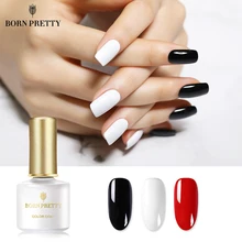 BORN PRETTY базовая линия гель серии чистый цвет ногтей гель лак 6 мл замочить от УФ лак