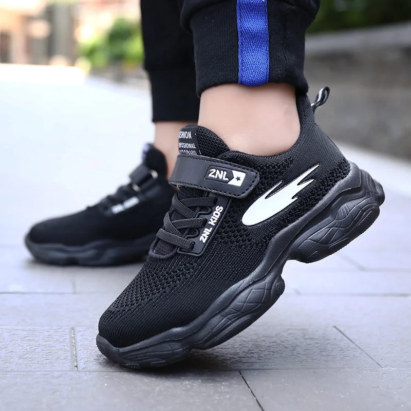 

SKHEK 2019 New White Kids Shoes Fashion Casual Breathable Mesh Boys GirlsShoes Soft Non-slip Light Children Sneakers Size 28-38