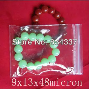 

100pcs/lot clear zipper pouch PVC thickening soft plastic bags, jewelry bags,9x13cm free shipping