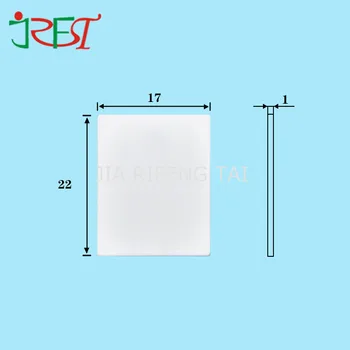 

TO-247 1mm *17mm*22mm Al2O3 Ceramic Pad Without Hole Alumina Ceramic Substrate For IGBT