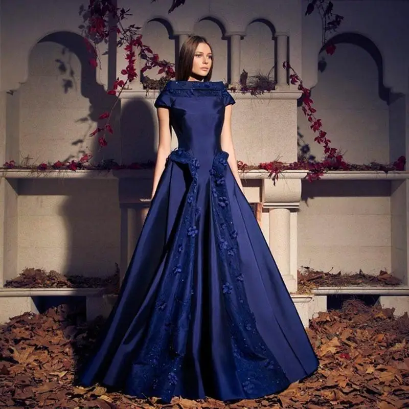 Navy Blue Evening Gowns
